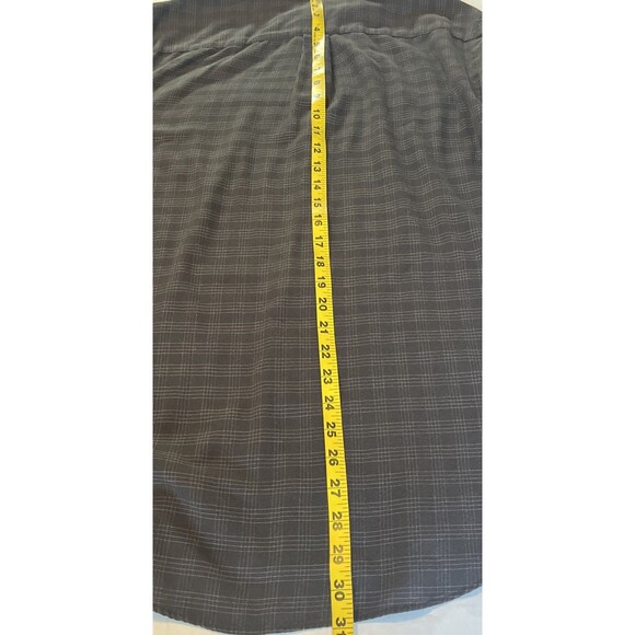 Van Heusen Shirt Men’s M 15-15 1/2 Brown Plaid Button Up Long Sleeve 60% Cotton - Picture 9 of 9